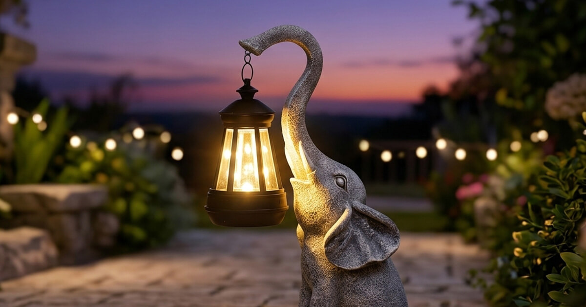 Solarbetriebenes Licht erhellt Ihren Garten jede Nacht